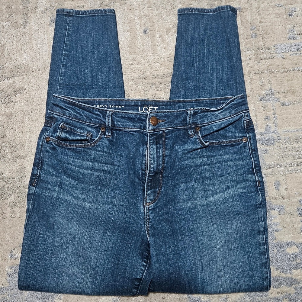 Loft Women's Skinny Blue‎ Jeans Size 10/30